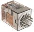 Immagine di RELE' 3 SCAMBI 10A 24VAC UNDECAL C/TAST.+IND. MECC. FINDER