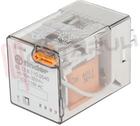 Visualizza i dettagli per RELE' 3 SCAMBI 10A 110VAC UNDECAL C/TAST. + LED FINDER Immagine di RELE' 3 SCAMBI 10A 110VAC UNDECAL C/TAST. + LED FINDER