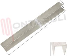 Visualizza i dettagli per SCHERMO PROTEZIONE TUBO NEON REGLETTE L=1119MM. Immagine di SCHERMO PROTEZIONE TUBO NEON REGLETTE L=1119MM.