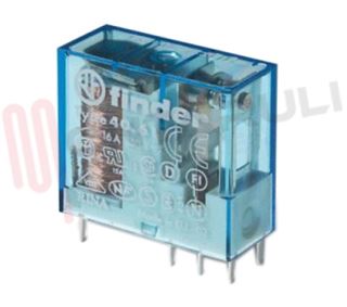 Immagine di MINIRELE' 1 SCAMBIO 16A 24V DC PER CIRCUITO STAMPATO