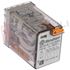 Immagine di MINIRELE' 4 SCAMBI 7A 110VAC C/TASTO PROVA+LED+IND. FINDER