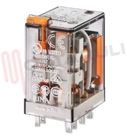 Visualizza i dettagli per MINIRELE' 2 SCAMBI 10A 24VAC C/TASTO PROVA+LED+IND. MECC. Immagine di MINIRELE' 2 SCAMBI 10A 24VAC C/TASTO PROVA+LED+IND. MECC.