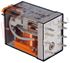 Immagine di MINIRELE' 2 SCAMBI 10A 12VAC C/TASTO PROVA+LED+IND. MECC.