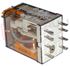 Immagine di MINIRELE' 2 SCAMBI 10A 60VAC C/TASTO PROVA+LED