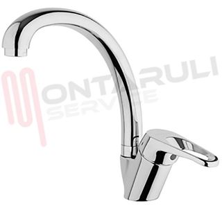 Immagine di MISCELATORE MONOFORO LAVELLO CUCINA PIRALLA NAOMI