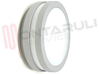 Immagine di PLAFONIERA 1X9W SOLEX GX53 NIKEL SATINATO D=14CM. IP65