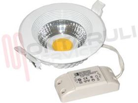 Visualizza i dettagli per FARETTO INCASSO LED 8W 240V FISSO BIANCO 3000°K (RESA 66W) Immagine di FARETTO INCASSO LED 8W 240V FISSO BIANCO 3000°K (RESA 66W)