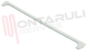 Visualizza i dettagli per PROFILO BIANCO ANTERIORE VETRO BIANCO L=495MM. Immagine di PROFILO BIANCO ANTERIORE VETRO BIANCO L=495MM.