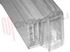 Immagine di BALCONCINO BOTTIGLIE TRASPARENTE 440X90X95MM.