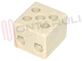 Visualizza i dettagli per MORSETTO IN STEATITE 2X4 MMQ Immagine di MORSETTO IN STEATITE 2X4 MMQ