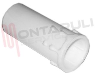 Immagine di CANDELA FINTA CERA BIANCA H.65MM E14 DIA. INT. 23MM.