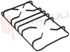 Immagine di GRIGLIA 2 FUOCHI PIATTINA NERA 455X240MM. AUX+SR FRANKE