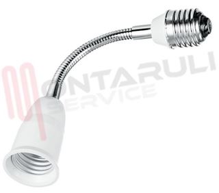 Immagine di ADATTATORE FLESSIBILE PORTALAMPADA E27 L=165MM.