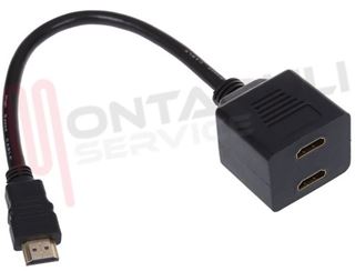 Immagine di SDOPPIATORE HDMI DOPPIA USCITA HDMI FEMMINA