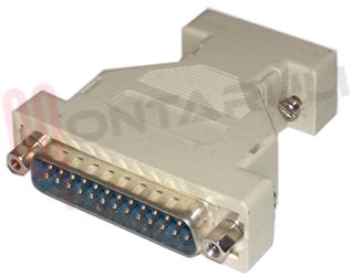 Immagine di ADATTATORE SERIALE SPINA 25 PIN MAS. - PRESA 9 PIN FEM.