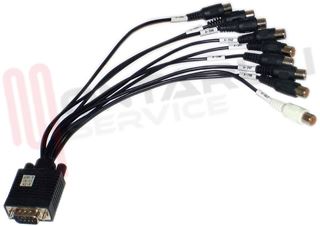 Immagine di CAVO VGA 9PIN MAS. - 9RCA FEMM. L=27CM.