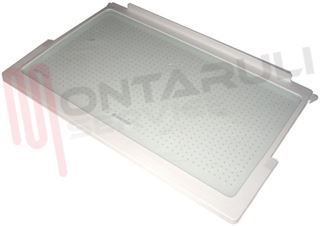 Immagine di RIPIANO IN VETRO CON TELAIO 520X320X29MM. 'ARISTON'