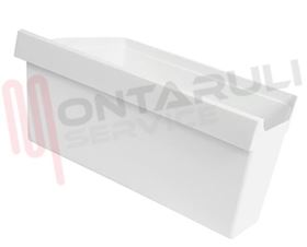 Visualizza i dettagli per CASSETTO VERDURA BIANCO 465/390X230XH.183MM. Immagine di CASSETTO VERDURA BIANCO 465/390X230XH.183MM.