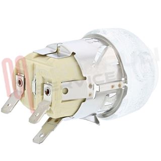 Immagine di PORTALAMPADA FORNO COMPLETO CON LAMPADA G9 40W 230V