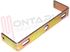 Immagine di STAFFA ACCIAIO ZINCATO PER LAMPADE LINEARI 500W R7S L=91MM.