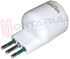 Immagine di ADATTATORE SCHUKO 10A 2P+T BIANCO