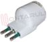 Immagine di ADATTATORE SCHUKO 16A 2P+T BIANCO