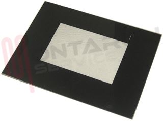 Immagine di VETRO FORNO ALT.420X580MM. NERO ESTERNO SAMET