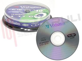 Immagine di CD-RW 8X-12X 700MB 80MIN HI-SPEED
