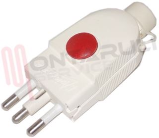 Immagine di SPINA VOLANTE 2P+T 10A BIANCA RKP STAKK DUPLO