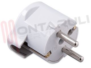 Immagine di SPINA SCHUKO 16A + T MQ BIANCA