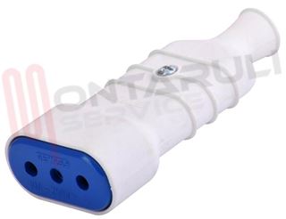 Immagine di PRESA VOLANTE 2P+T 10A BIANCA 92800028