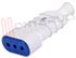 Immagine di PRESA VOLANTE 2P+T 10A BIANCA 92800028