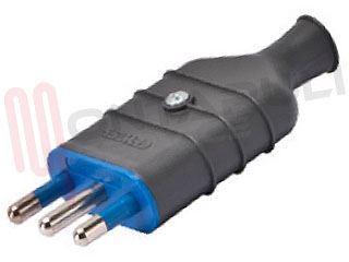 Immagine di SPINA VOLANTE 2P+T 10A GRIGIA 92801125
