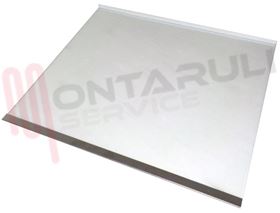 Visualizza i dettagli per RIPIANO IN VETRO 485X440MM. CON PROFILI Immagine di RIPIANO IN VETRO 485X440MM. CON PROFILI
