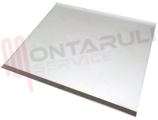 Immagine di RIPIANO IN VETRO 485X440MM. CON PROFILI