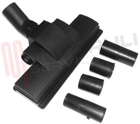 Visualizza i dettagli per SPAZZOLA PAVIMENTO C/RUOTE PARQUET 4 RACCORDI KIT Ø35MM. Immagine di SPAZZOLA PAVIMENTO C/RUOTE PARQUET 4 RACCORDI KIT Ø35MM.