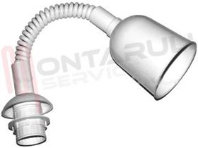 Visualizza i dettagli per SALISCENDI COMPLETO DI  PORTALAMPADA BIANCO Immagine di SALISCENDI COMPLETO DI  PORTALAMPADA BIANCO