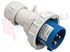 Immagine di SPINA MOBILE CEE 3P+T IP67 16A 220V BLU C/BLOCCO