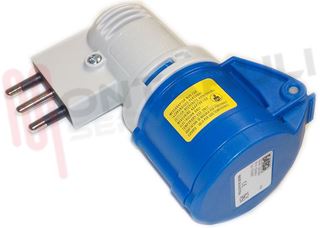 Immagine di ADATTATORE CIV. DA SPINA 2X16A+T A PRESA CEE 2P+T 16A