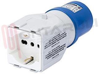 Immagine di ADATTATORE CEE 2P+T 16A 220V A BIVALENTE/UNEL GEWISS