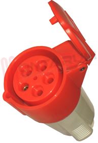 Visualizza i dettagli per PRESA VOLANTE CEE 3P+N+T 16A 380V Immagine di PRESA VOLANTE CEE 3P+N+T 16A 380V