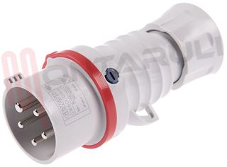 Immagine di SPINA MOBILE CEE IP44 3P+N+T 16A 400V ROSSA