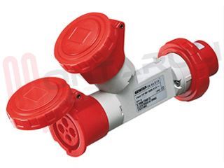 Immagine di PRESA MULTIPLA CEE 2USCITE 3P+T 16A 380V IP67 GEWISS