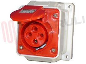 Visualizza i dettagli per PRESA FISSA PARETE CEE 2USCITE 3P+T 16A 380V IP67 Immagine di PRESA FISSA PARETE CEE 2USCITE 3P+T 16A 380V IP67