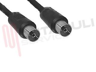 Immagine di CAVO ANTENNA 1,50MT FEM-FEM DRITTO A DRITTO NERA