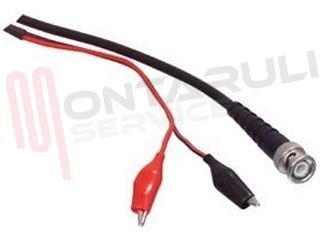 Immagine di CABLAGGIO CON 2 COCCODRILLO E RG58