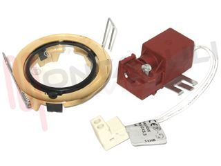 Immagine di FARETTO INCASSO F60 50W FISSO H60 DICROICA DORATO GU5.3