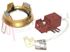 Immagine di FARETTO INCASSO F60 50W FISSO H60 DICROICA DORATO GU5.3
