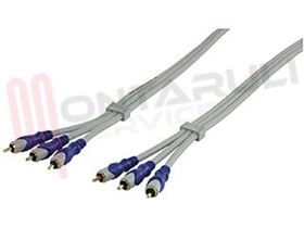 Visualizza i dettagli per CAVO VIDEO COMPONENT 3 RCA MASCHIO / 3 RCA MASCHIO MT.2,5 Immagine di CAVO VIDEO COMPONENT 3 RCA MASCHIO / 3 RCA MASCHIO MT.2,5