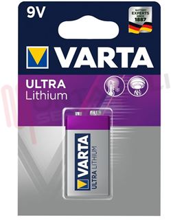 Immagine di BATTERIA 9V LITIO PROFESSIONAL